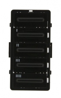 Leviton LTBKT-E Color Change Kit for the 5-Button LTBxx Series Timers, Black