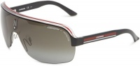 Carrera Topcar 1/S Aviator Sunglasses,Black Crystal & Red Frame/Grey Gradient Lens,One Size Carrera Topcar 1/S Aviator Sunglasses,Black Crystal & Red Frame/Grey Gradient Lens,One Size