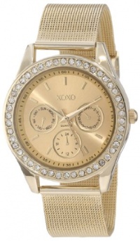 XOXO Women's XO5634 Gold-Tone Mesh Band Watch XOXO Women's XO5634 Gold-Tone Mesh Band Watch