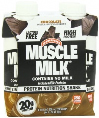 CytoSport Muscle Milk Ready-to-Drink Shake, Chocolate, 11 Ounce Boxes in 4-Count Packages (Pack of 6) CytoSport Muscle Milk Ready-to-Drink Shake, Chocolate, 11 Ounce Boxes in 4-Count Packages (Pack of 6)
