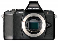 Olympus OM-D E-M5 16MP Live MOS Interchangeable Lens Camera with 3.0-Inch Tilting OLED Touchscreen [Body Only] (Black)
