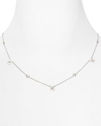 Crislu perfects effortless, feminine style with this platinum-finished sterling silver necklace, accented by dazzling, faceted cubic zirconia stones. Crislu perfects effortless, feminine style with this platinum-finished sterling silver necklace, accented by dazzling, faceted cubic zirconia stones.