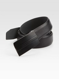A minimalist approach to a wardrobe essential, constructed in lightly-textured leather.LeatherAbout 1 wideImported A minimalist approach to a wardrobe essential, constructed in lightly-textured leather.LeatherAbout 1 wideImported