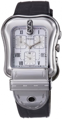 Fendi B.Fendi Black Strap Chronograph Mother-of-Pearl Dial Women's Watch #F391141 Fendi B.Fendi Black Strap Chronograph Mother-of-Pearl Dial Women's Watch #F391141