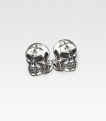 A hint of individuality comes in sterling silver links styled with a unique skull design. From the UnKaged Collection ¾ X ½ Made in USA