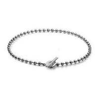 GUCCI Boule Sterling Silver Circle Necklace GUCCI Boule Sterling Silver Circle Necklace