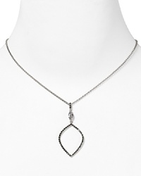 The pendant is a perennially chic choice. Make the timeless style yours with this open link necklace from Judith Jack, crafted of sterling silver with cubic zirconia stones. The pendant is a perennially chic choice. Make the timeless style yours with this open link necklace from Judith Jack, crafted of sterling silver with cubic zirconia stones.