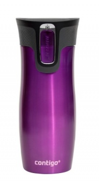 Contigo AUTOSEAL West Loop Stainless Steel Travel Mug with Easy Clean Lid, 16-Ounce, Lilac Contigo AUTOSEAL West Loop Stainless Steel Travel Mug with Easy Clean Lid, 16-Ounce, Lilac