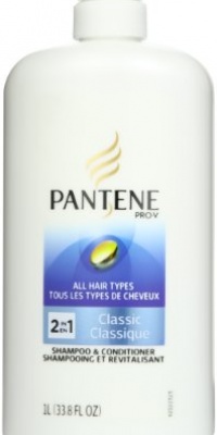 Pantene Pro-V Classic All Hair Types 2-in-1 Shampoo and Conditioner, 33.80-Fluid Ounce