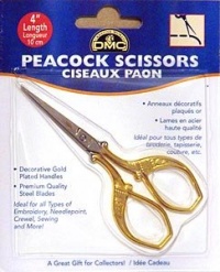 DMC 61253 Peacock Embroidery Scissor, 4-Inch DMC 61253 Peacock Embroidery Scissor, 4-Inch