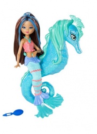 Barbie Blue Mermaid and Sea Horse Barbie Blue Mermaid and Sea Horse
