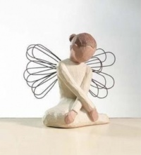Willow Tree Serenity Angel Figurine, 26098 Willow Tree Serenity Angel Figurine, 26098