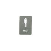 Quartet ADA Men Sign, 6 x 9 Inches, Gray (01418) Quartet ADA Men Sign, 6 x 9 Inches, Gray (01418)