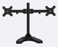 Free Standing Horizontal Dual/Two LCD Monitor Stand Holds Most Monitors Up to 24 Widescreens New Free Standing Horizontal Dual/Two LCD Monitor Stand Holds Most Monitors Up to 24 Widescreens New