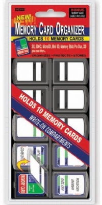 Pioneer 10 Compartment Memory Card Organizer Pioneer 10 Compartment Memory Card Organizer