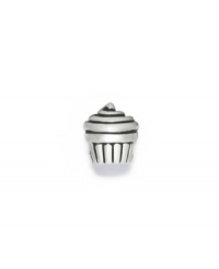 Accessorize with a sweet treat! This cute cupcake charm is crafted in sterling silver. Donatella is a playful collection of charm bracelets and necklaces that can be personalized to suit your style! Available exclusively at Macy's.