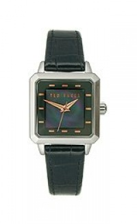 Ted Baker Women's TE2062 Right on Time Classic Square Diamond Cut Case Analog Watch Ted Baker Women's TE2062 Right on Time Classic Square Diamond Cut Case Analog Watch