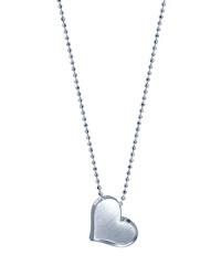 The heart design is the from Little Princess Heart Collection, and it hangs at a slight tilt. Hand sculpted, and stamped for authenticity, it hangs on a delicate diamond-cut sterling silver chain. The heart design is the from Little Princess Heart Collection, and it hangs at a slight tilt. Hand sculpted, and stamped for authenticity, it hangs on a delicate diamond-cut sterling silver chain.
