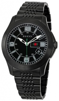 GUCCI Men's YA126202 Classic Black Dial Watch GUCCI Men's YA126202 Classic Black Dial Watch