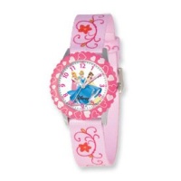 Disney Princess Kids Printed Fabric Band Time Teacher Watch Disney Princess Kids Printed Fabric Band Time Teacher Watch