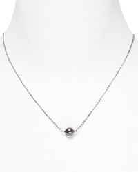 This floating pearl pendant necklace from Majorica is simply elegant. This floating pearl pendant necklace from Majorica is simply elegant.