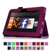 Fintie Kindle Fire HD 7 (Previous Generation) Slim Fit Leather Case with Auto Sleep/Wake (will only fit Amazon Kindle Fire HD 7, Previous Generation) - Purple
