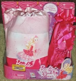 Barbie In the Pink Shoes Ballerina Dance Tote and Slippers