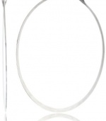 Melissa Joy Manning MJM Classic Sterling Silver Extra Large Hoop Earrings