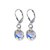 SCER020 Sterling Silver 10mm Crystal Earrings Made with Swarovski Elements