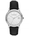 Burberry style, redefined. This precise Swiss watch showcases modern check patterns and rich leathers.