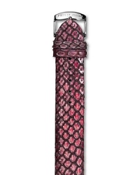 Switch up your Philip Stein style with this sleek, elegant snake strap. Switch up your Philip Stein style with this sleek, elegant snake strap.