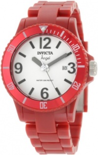 Invicta Women's 1215 Angel White Dial Red Plastic Watch