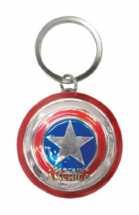 Marvel Captain America Shield Pewter Key Ring Marvel Captain America Shield Pewter Key Ring