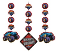 Creative Converting Mudslinger Hanging Decorations, 3 Pack Creative Converting Mudslinger Hanging Decorations, 3 Pack