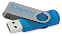 Kingston DataTraveler 101 - 4 GB USB 2.0 Flash Drive DT101C/4GB (Cyan) Kingston DataTraveler 101 - 4 GB USB 2.0 Flash Drive DT101C/4GB (Cyan)