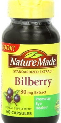 Nature Made Bilberry Fruit Extract 30mg, 60 Capsules (Pack of 3) Nature Made Bilberry Fruit Extract 30mg, 60 Capsules (Pack of 3)