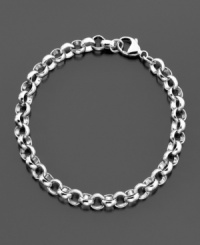 It's easy to see that you lead a charmed life-with Rembrandt Charms' sterling silver charm bracelet.