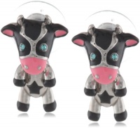 Betsey Johnson Classic Boost Cow Stud Earrings Betsey Johnson Classic Boost Cow Stud Earrings