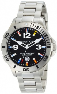 Nautica Men's N15573G BFD 101 Black Dial Watch Nautica Men's N15573G BFD 101 Black Dial Watch