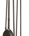 Uniflame 5 PC Bronze Fireset with Ball handles, Pedestal Base