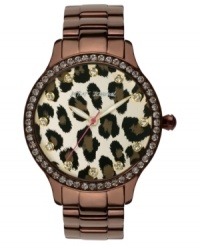 Fashion that moves fast: a leopard-printed watch from Betsey Johnson. Fashion that moves fast: a leopard-printed watch from Betsey Johnson.