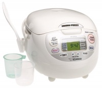 Zojirushi NS-ZCC10 5-1/2-Cup (Uncooked) Neuro Fuzzy Rice Cooker and Warmer, Premium White Zojirushi NS-ZCC10 5-1/2-Cup (Uncooked) Neuro Fuzzy Rice Cooker and Warmer, Premium White