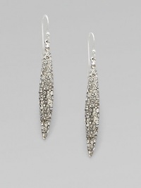 From the Miss Havisham Collection. Gracefully tapered marquis-shaped drops, lavishly set with the sparkle of Swarovski crystals.CrystalRhodium platingLength, about 2¼Sterling silver ear wireImported From the Miss Havisham Collection. Gracefully tapered marquis-shaped drops, lavishly set with the sparkle of Swarovski crystals.CrystalRhodium platingLength, about 2¼Sterling silver ear wireImported