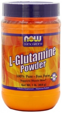 NOW Foods L-Glutamine Pure Powder, 1-Pound NOW Foods L-Glutamine Pure Powder, 1-Pound