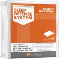 Hospitology Sleep Defense System Waterproof/Bed Bug Proof Mattress Encasement, Queen Hospitology Sleep Defense System Waterproof/Bed Bug Proof Mattress Encasement, Queen