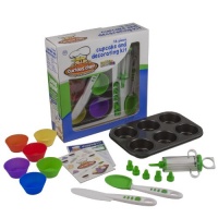 Curious Chef 16-Piece Cupcake and Decorating Kit Curious Chef 16-Piece Cupcake and Decorating Kit