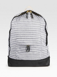 The perfect carryall for summer weekend delights, spacious enough to fit all of your essential, impeccably crafted in lightweight cotton blend with leather trim and a coated base for added protection.Zip closureTop handleExterior, interior zip pocketsPvc coated base93% cotton/4% ramie/3% linen13W x 17H x 6DImported The perfect carryall for summer weekend delights, spacious enough to fit all of your essential, impeccably crafted in lightweight cotton blend with leather trim and a coated base for added protection.Zip closureTop handleExterior, interior zip pocketsPvc coated base93% cotton/4% ramie/3% linen13W x 17H x 6DImported