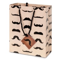 Mustache Gift Bag
