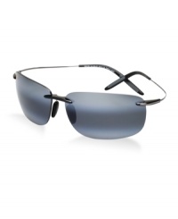 Combine high-performance and innovation and you've got Olowalu. The rimless titanium and nylon frame features new super thin glass MauiPure™ lenses that eliminate glare and boost color. Grease and water are no contest for the waterproof and oleophobic lens coating. Combine high-performance and innovation and you've got Olowalu. The rimless titanium and nylon frame features new super thin glass MauiPure™ lenses that eliminate glare and boost color. Grease and water are no contest for the waterproof and oleophobic lens coating.