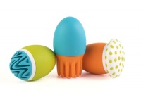 Boon Scrubble Interchangeable Bath Toy Squirt Set,Orange Boon Scrubble Interchangeable Bath Toy Squirt Set,Orange